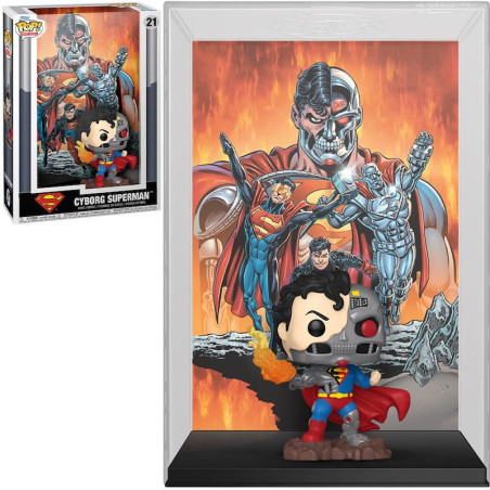Funko Pop! Comic Covers: DC 21 - Cyborg Superman - Superman: Reign of Supermen