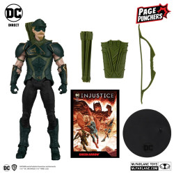 DC Page Punchers - Green Arrow 7 inch Figure w/Injustice 2 Comic