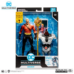 DC Multiverse -  Gold Label - Flashpoint Aquaman 7 inch Figure