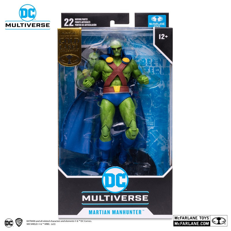 DC Multiverse -  Gold Label - DC Classic Martian Manhunter 7 inch Figure
