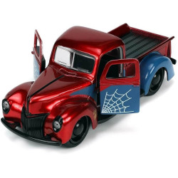 Hollywood Rides - Proto-Suit Spider-Man & 1941 Ford Pickup 1:32 Die Cast