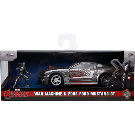 Hollywood Rides - War Machine & 2006 Ford Mustang GT 1:32 Die Cast