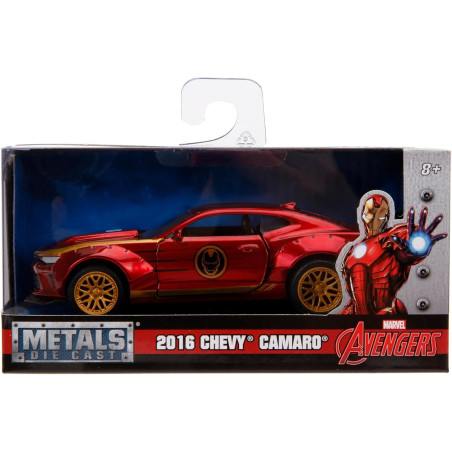 Hollywood Rides - Iron Man 2016 Chevy Camaro 1:32 Die Cast