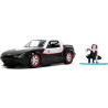 Hollywood Rides - Ghost Spider & 1990 Mazda Miata 1:32 Die Cast