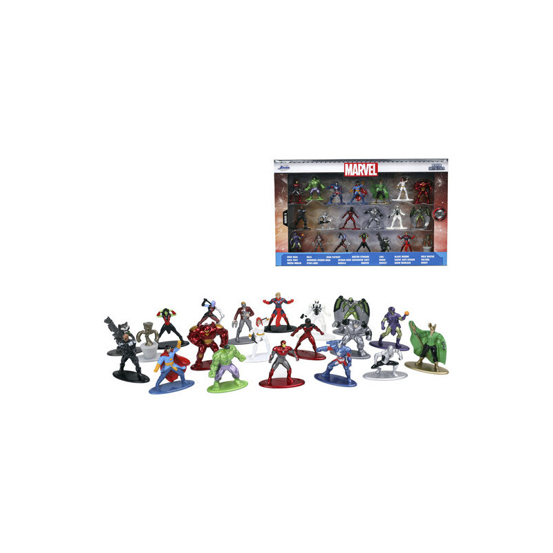 Metals Die Cast Nano MetalFigs - Marvel Comics Wave 5 20 Pack 1.65â Collectible Figures