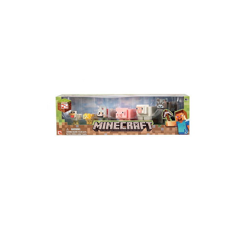 Minecraft Series 2 - Overworld Articulated Animal Mobs 6 pack