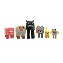 Minecraft Series 2 - Overworld Articulated Animal Mobs 6 pack