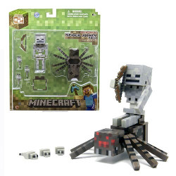 Minecraft Series 2 - Overworld Articulated Spider Jockey Pack