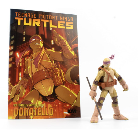 Teenage Mutant Ninja Turtles - BST AXN IDW - Donatello Action Figure and Comic Book Set