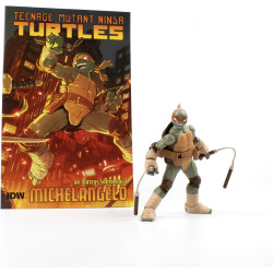 Teenage Mutant Ninja Turtles - BST AXN IDW - Michelangelo Action Figure and Comic Book Set