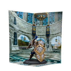 World of Warcraft - Human Warrior/Paladin 1:12 Scale Posed Figure