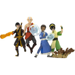 Avatar: The Last Airbender - BST AXN - 4-Pack Elements Action Figures