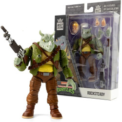Teenage Mutant Ninja Turtles - BST AXN - Rocksteady Action Figure