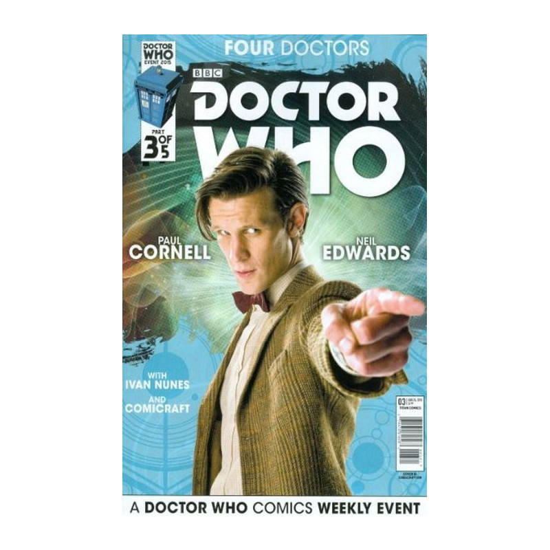Doctor Who Event: Four Doctors  Issue 3b Variant