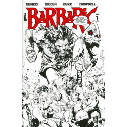 Barbaric Deluxe Black & White Edition  Issue 1