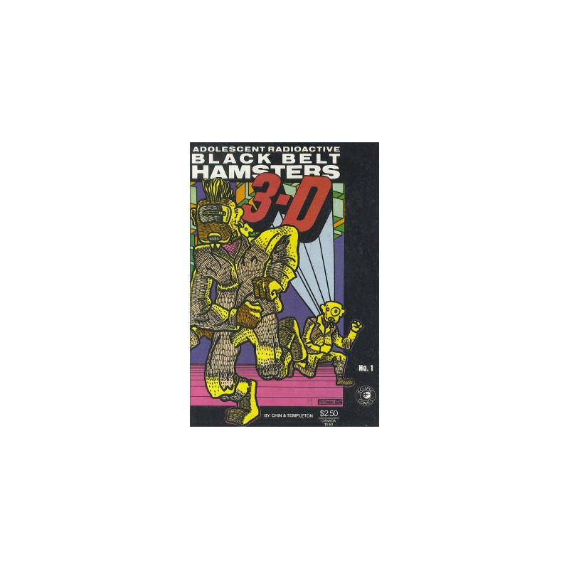 Adolescent Radioactive Black Belt Hamsters in 3-D Mini Issue 1