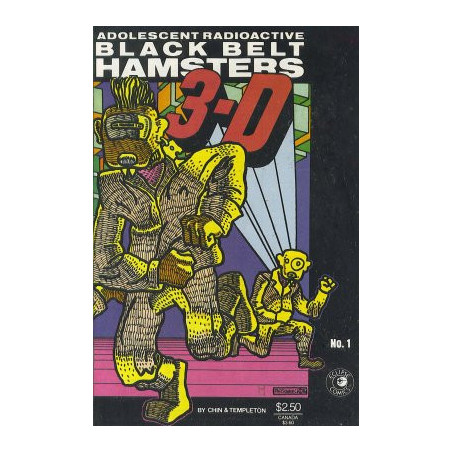 Adolescent Radioactive Black Belt Hamsters in 3-D Mini Issue 1