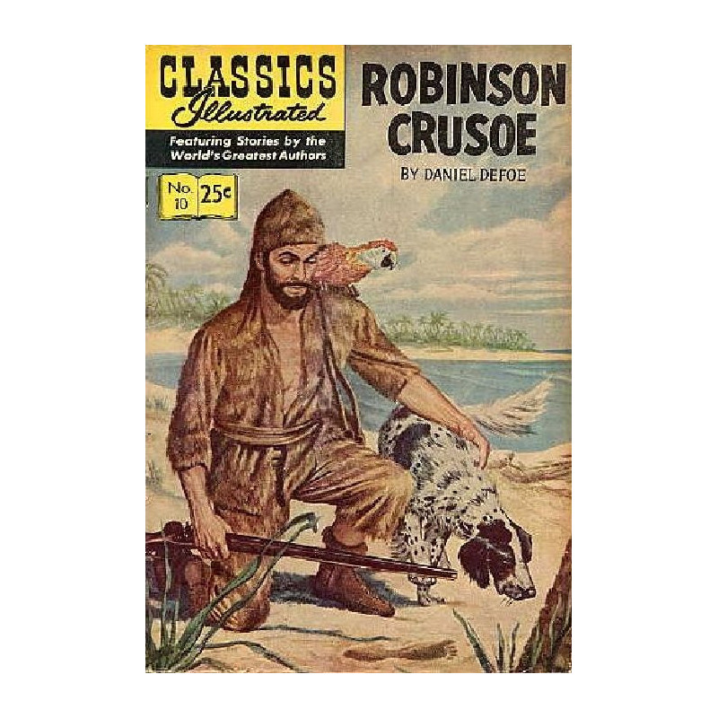 Classic Comics 10: Robinson Crusoe  Issue 21