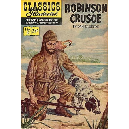 Classic Comics 10: Robinson Crusoe  Issue 21