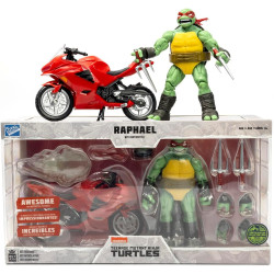 Teenage Mutant Ninja Turtles - BST AXN IDW - Raphael Action Figure and Comic Book Set