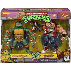 Teenage Mutant Ninja Turtles – Michelangelo VS Bebop Action Figure Set
