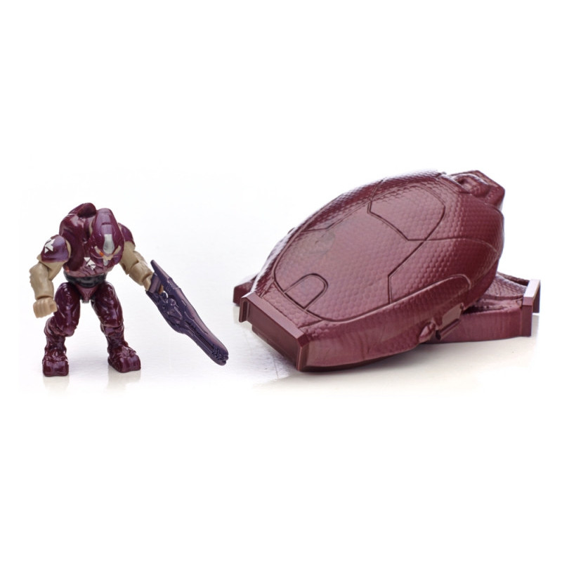 Mega Bloks Halo Metallic Elite Drop Pod set – Crimson Elite