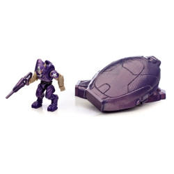 Mega Bloks Halo Metallic Elite Drop Pod set – Purple Elite