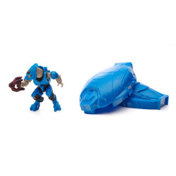 Mega Bloks Halo Metallic Elite Drop Pod set – Blue Elite