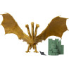 Godzilla King of The Monsters: King Ghidorah Articulated Action Figure with Argo Jet & Destructible City