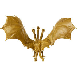 Godzilla King of The Monsters: King Ghidorah Articulated Action Figure with Argo Jet & Destructible City