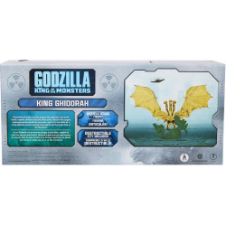 Godzilla King of The Monsters: King Ghidorah Articulated Action Figure with Argo Jet & Destructible City