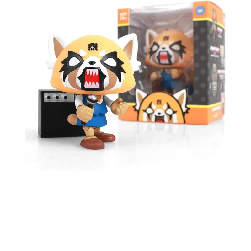 AGGRETSUKO Action Vinyls – Aggretsuko with Microphone and Amplifier
