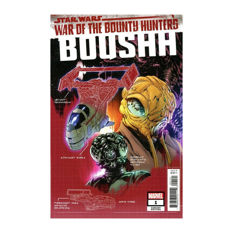 Star Wars: War of the Bounty Hunters – Boushh Issue 1b Variant