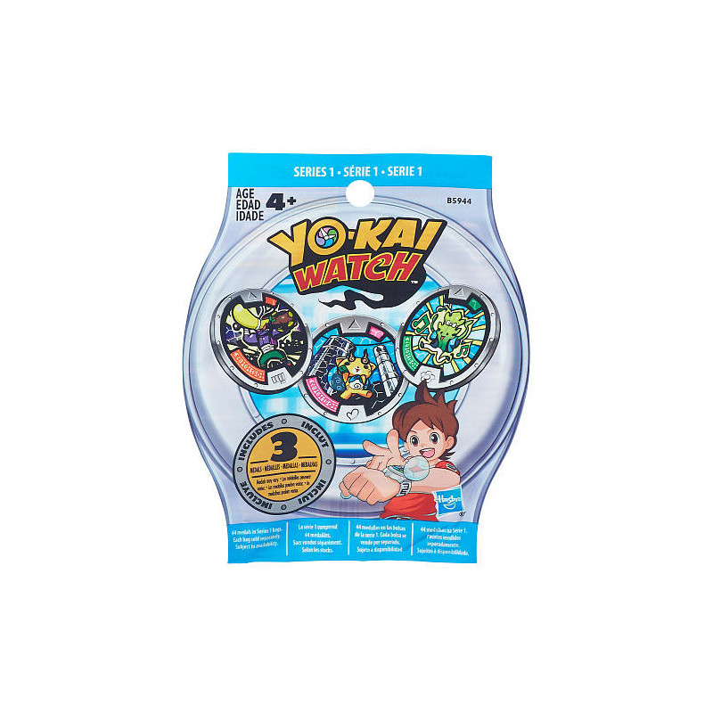 Yo-kai Watch – Series 1 - Medal Mystery Bags Blind Pack