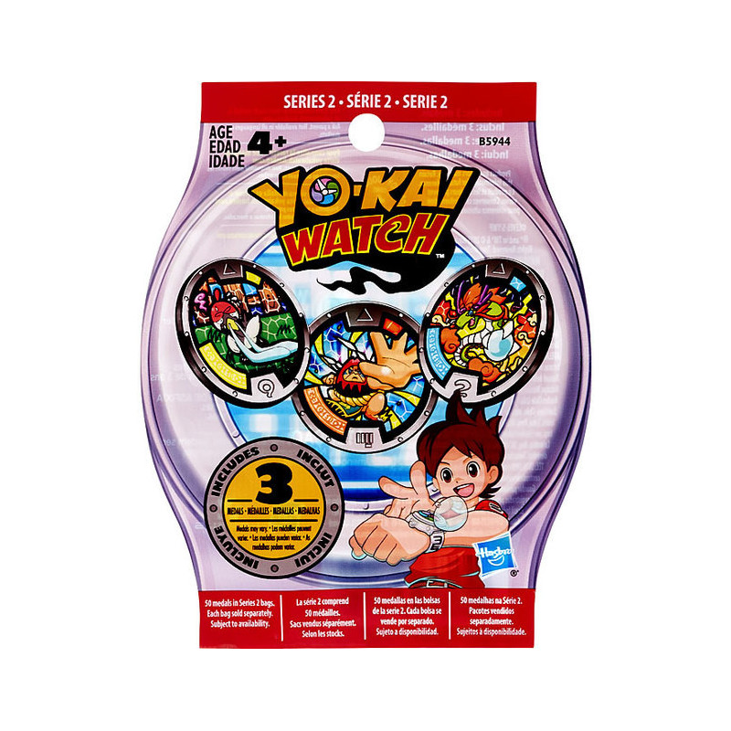 Yo-kai Watch – Series 2 - Medal Mystery Bags Blind Pack