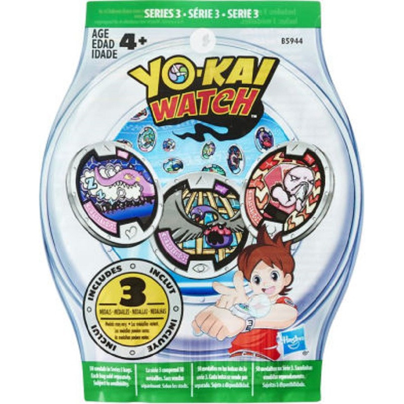 Yo-kai Watch – Series 3 - Medal Mystery Bags Blind Pack