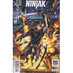 Ninjak Vol. 3 Issue  1BAM Variant