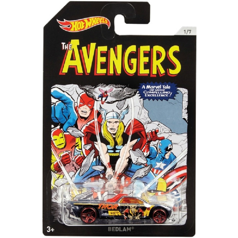 Hot Wheels – Avengers 2017 – Complete 7 Vehicle Set