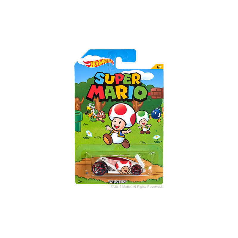 Hot Wheels – Super Mario 2016 – 1/8 Toad's Vandetta