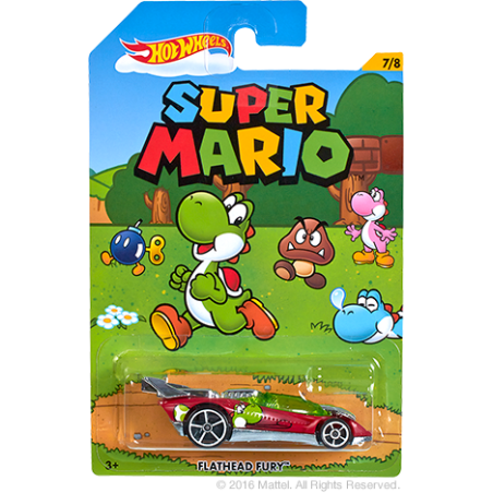 Hot Wheels – Super Mario 2016 – 7/8 Yoshi's Flathead Fury