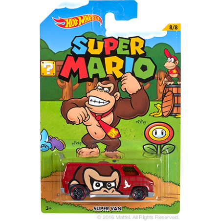 Hot Wheels – Super Mario 2016 – 8/8 Donkey Kong's Super Van
