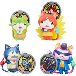 Yo-Kai Watch Faces of Jibanyan Exclusive Action Figure 4-Pack [2 Exclusive Metals]