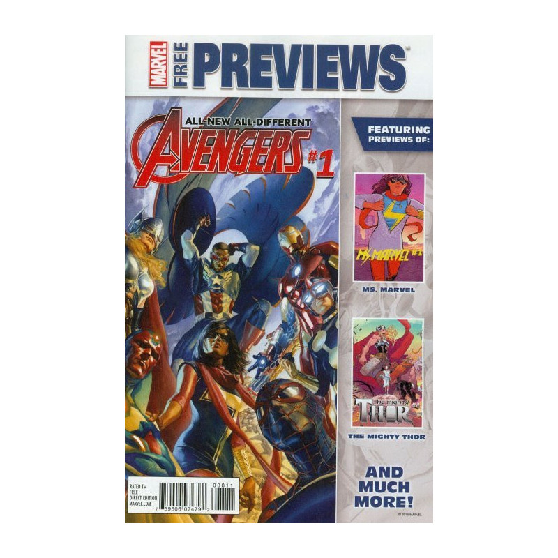 All-New All-Different Marvel Previews Mini Issue 2015-Nov