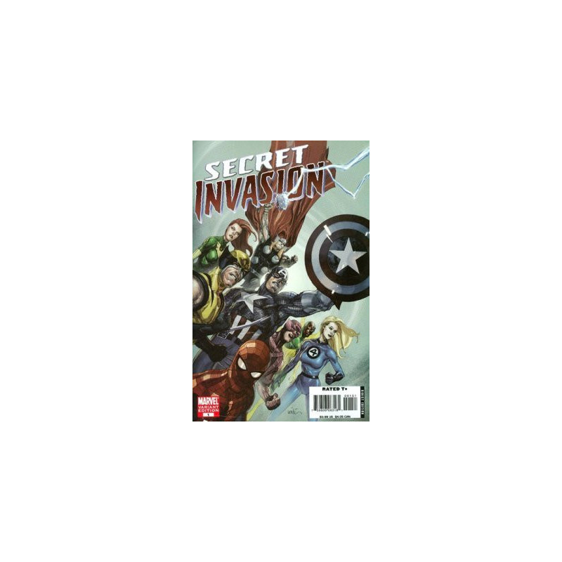 Secret Invasion Vol. 1 Issue 1d Variant CGC 9.4