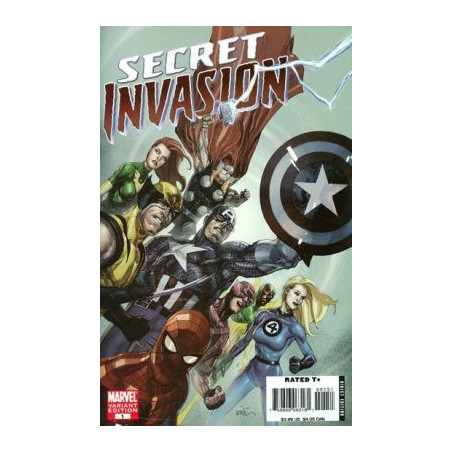 Secret Invasion Vol. 1 Issue 1d Variant CGC 9.4