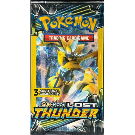 Pokémon TCG - Sun & Moon ( 8): Lost Thunder (3 card) Booster Pack