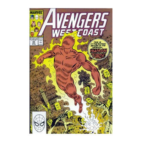 Avengers West Coast  Issue  50