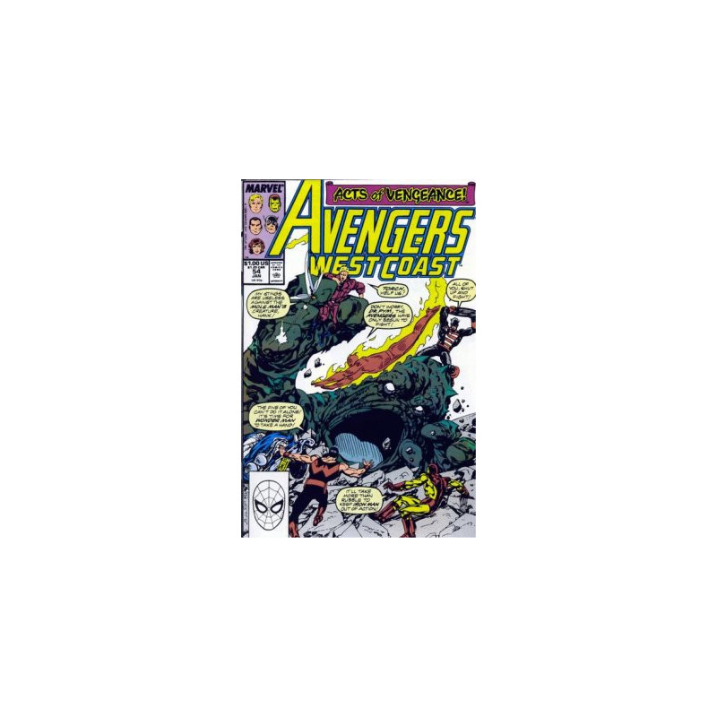 Avengers West Coast  Issue  54