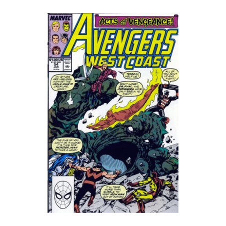 Avengers West Coast  Issue  54