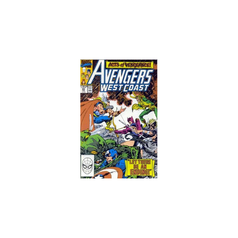 Avengers West Coast  Issue  55